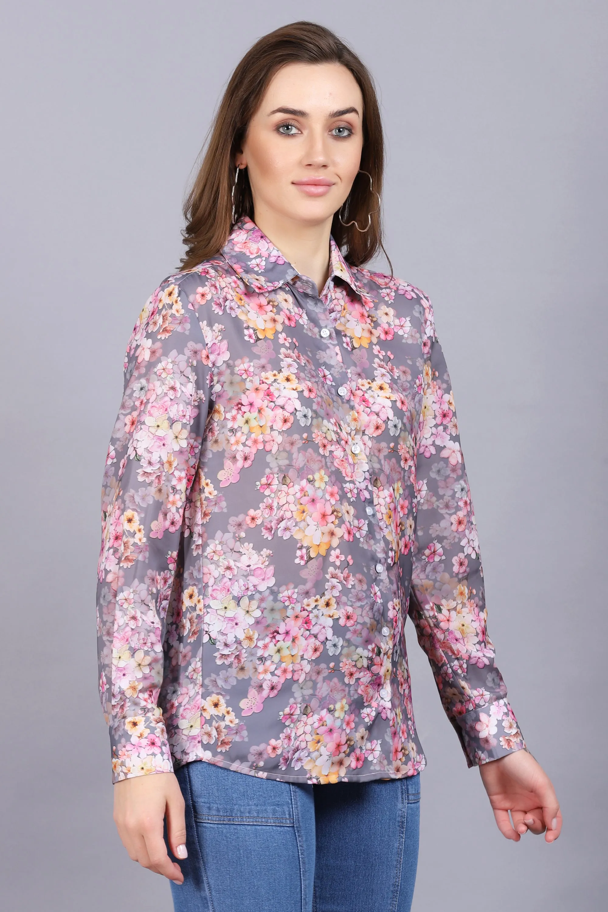 Stylish Floral Shirt For Women