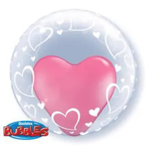 Stylish Hearts Deco Bubble Package.