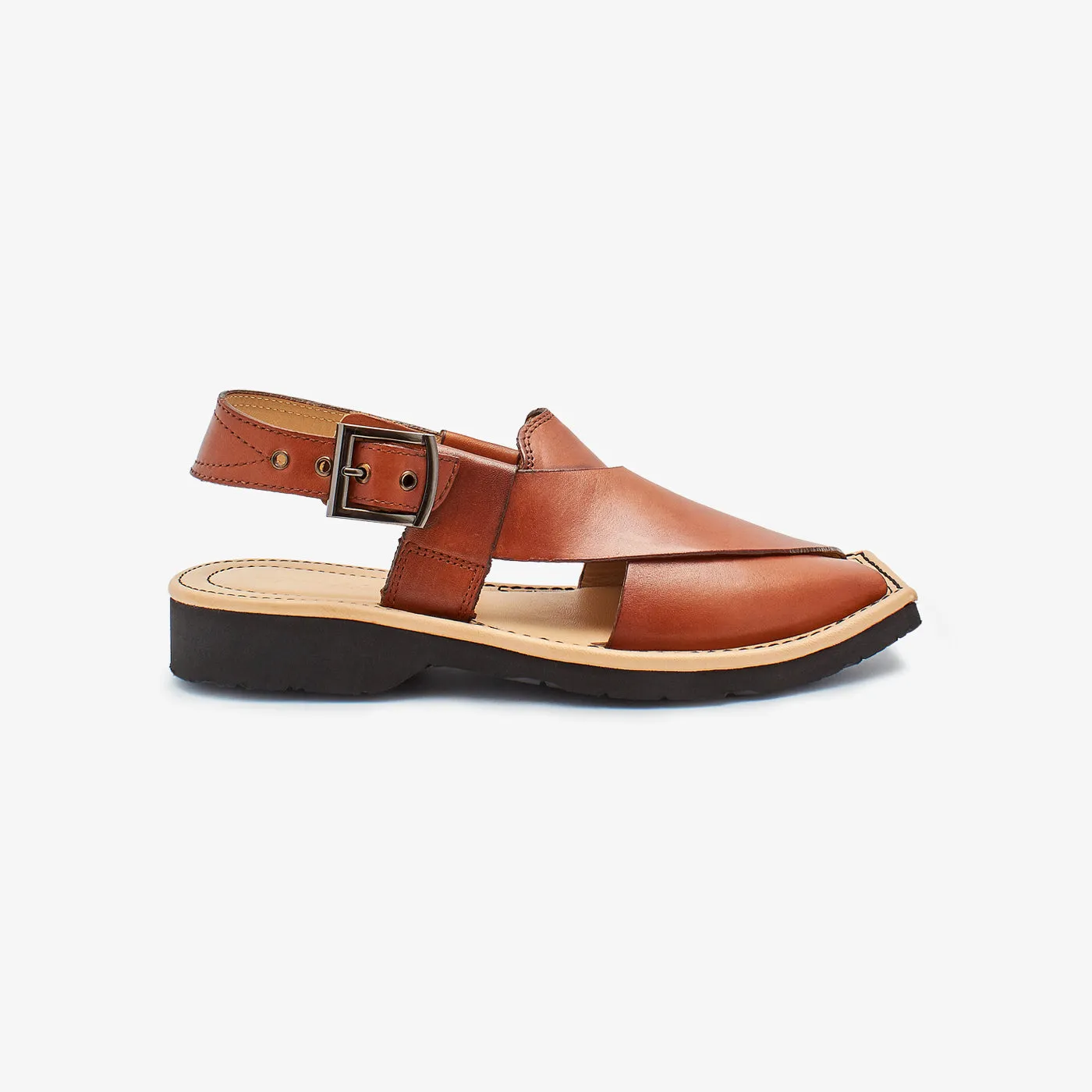 Stylish Peshawari leather Chappal