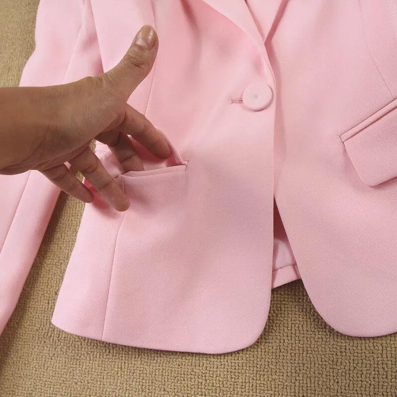 Stylish Pink Women's Suit