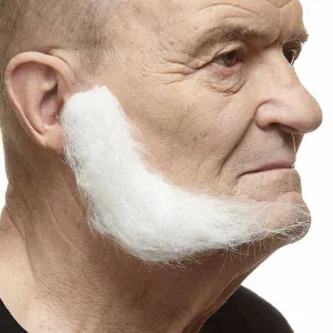 Stylish Sideburns - White