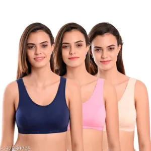 Stylish Women Bra 3 Pcs