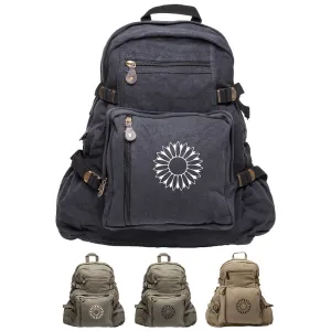 Sunflower Army Sport Heavyweight Canvas Backpack Bag