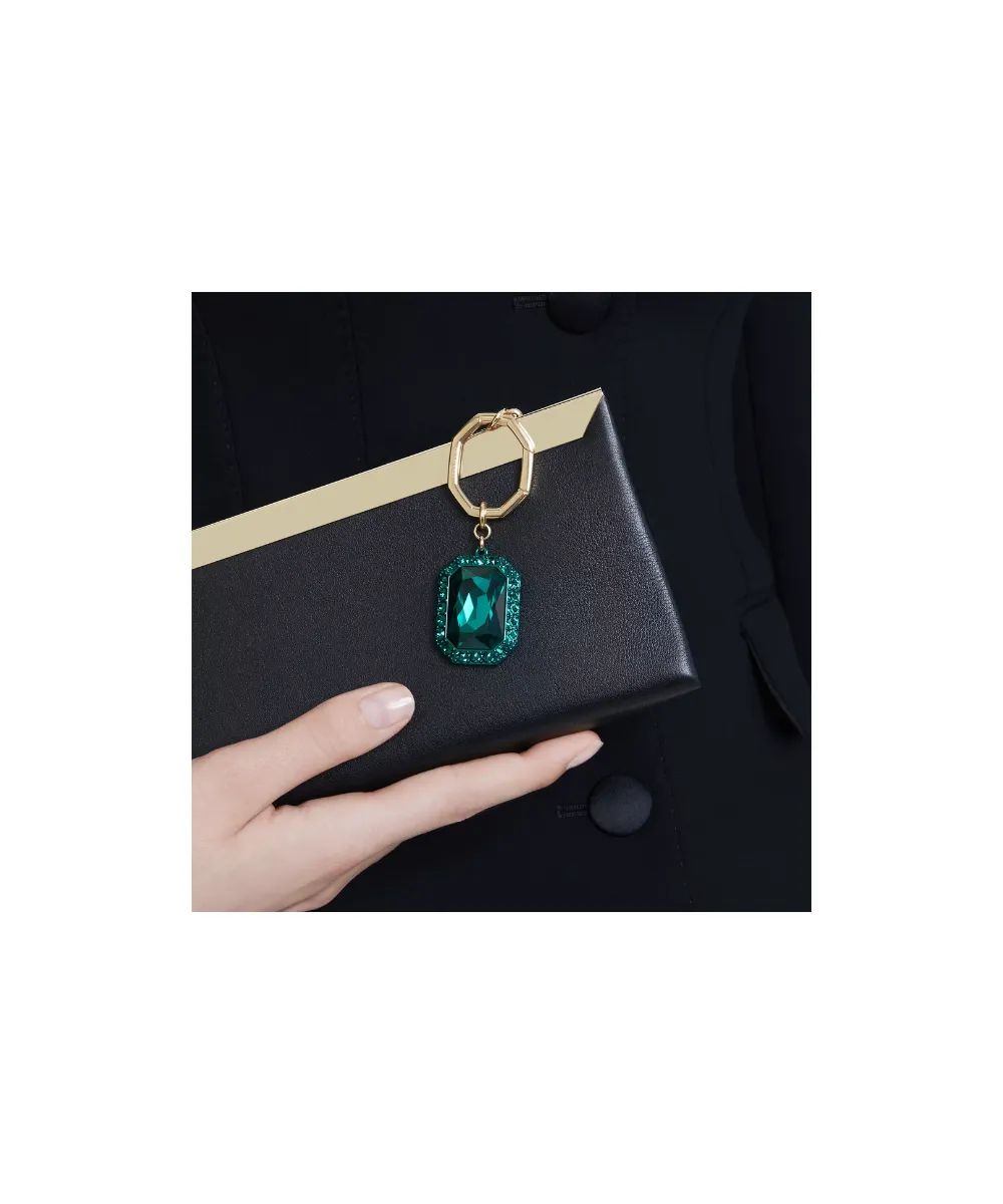 SWAROVSKI LUCENT OCTAGON CUT KEY RING