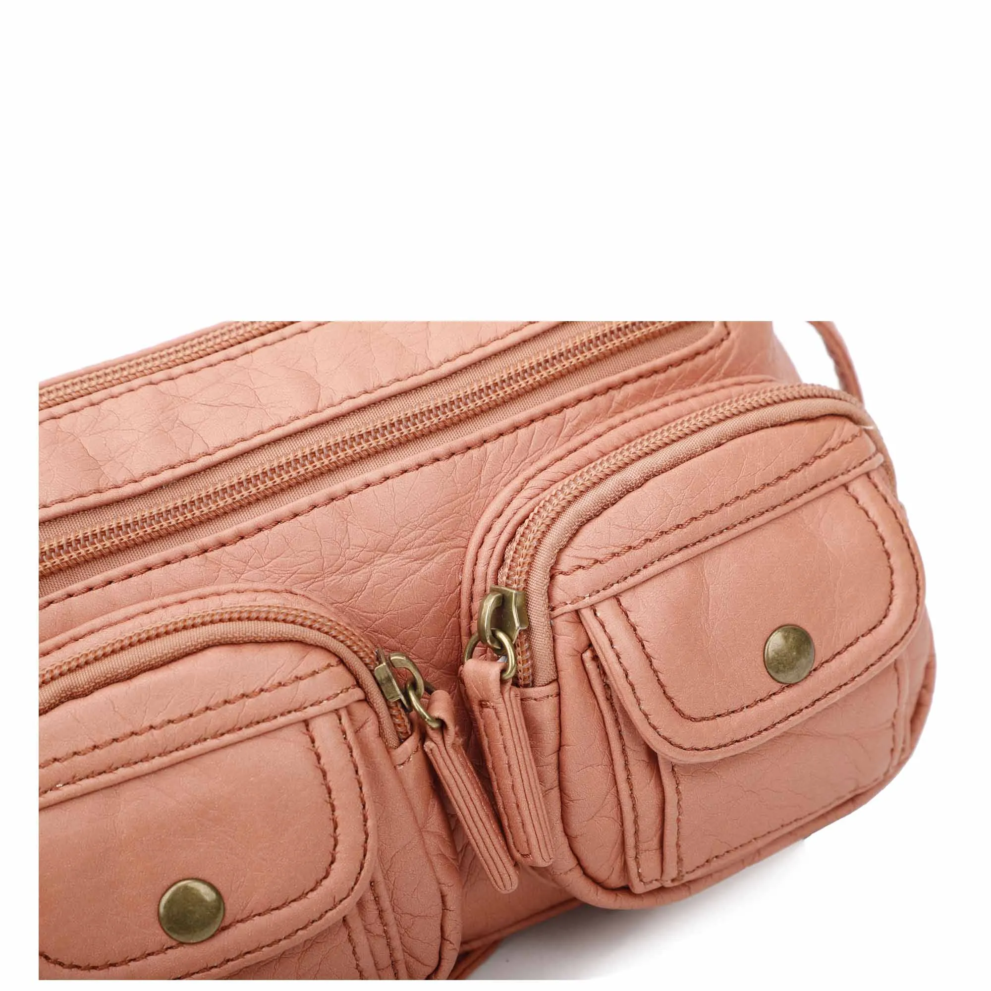 The Bethany Crossbody - Peach