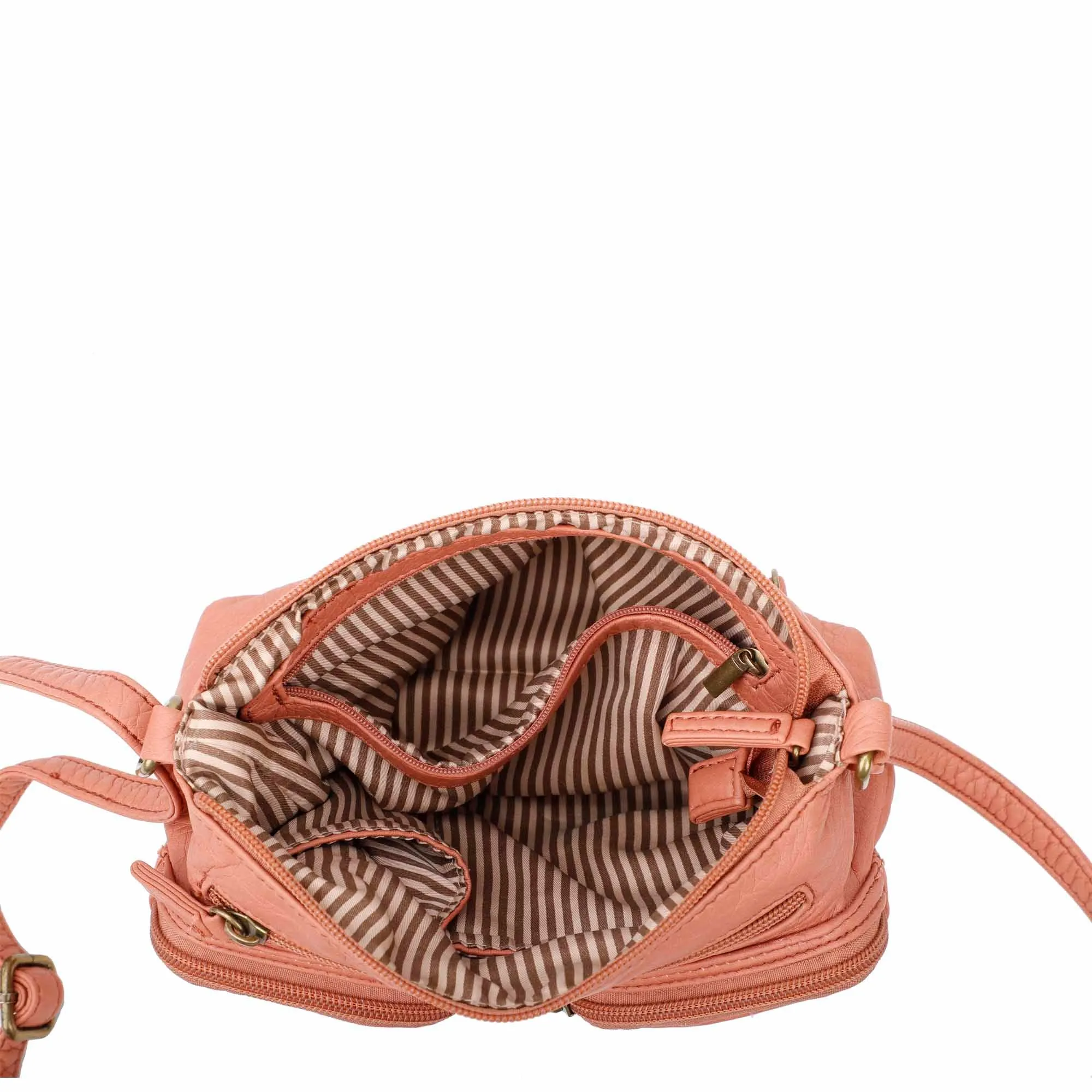 The Bethany Crossbody - Peach