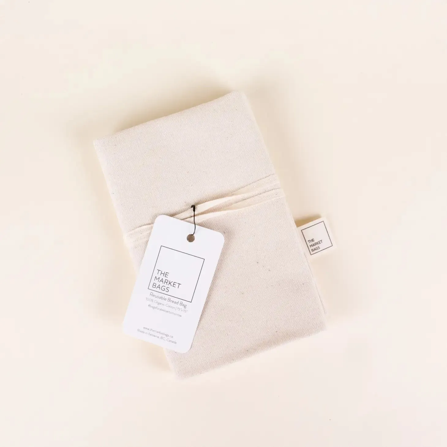 The Market Bags - Organic Cotton Canvas Bread Bag