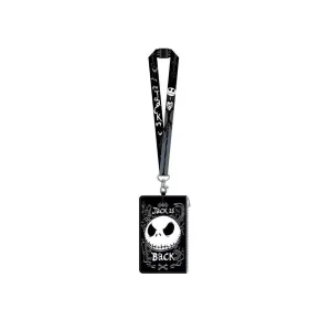 The Nightmare Before Christmas Jack Skellington Lanyard with Passport Holder