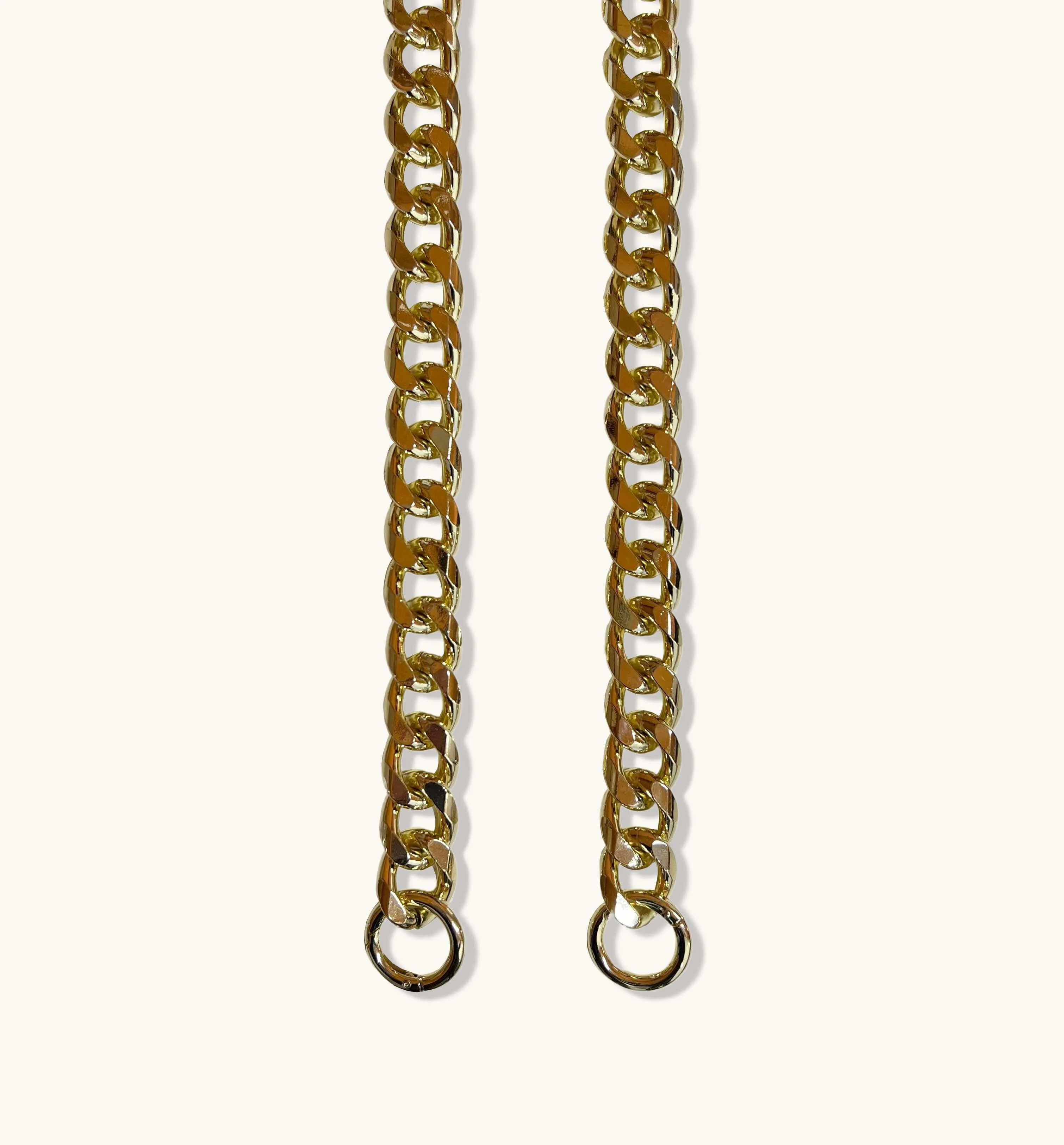 The Tassel Black Leather Crossbody Bag With Gold Chain Strap