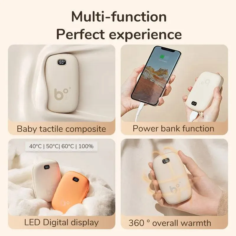 TheWellBeing™️Gentle Heat: Hand Warmer & Power bank - Duration 13 hours