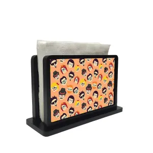 Tissue Holder Paper Napkin Stand - Hipster People