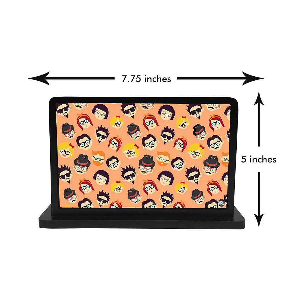 Tissue Holder Paper Napkin Stand - Hipster People