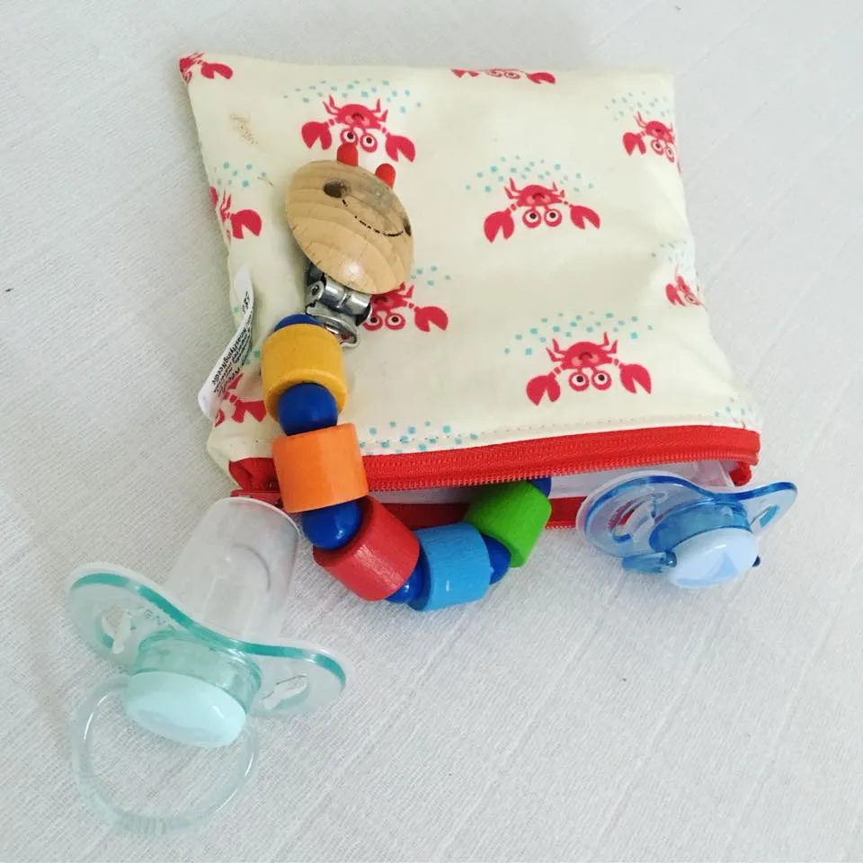 Toddler Sized Reusable Zippered Bag Basketball