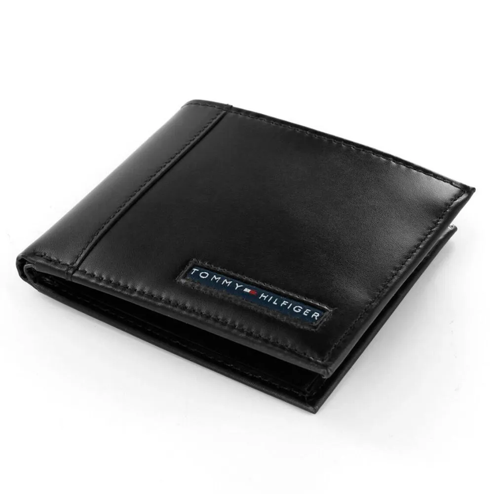 Tommy Hilfiger Men's Wallet 5675 Leather Credit Card Picture Window Bifold