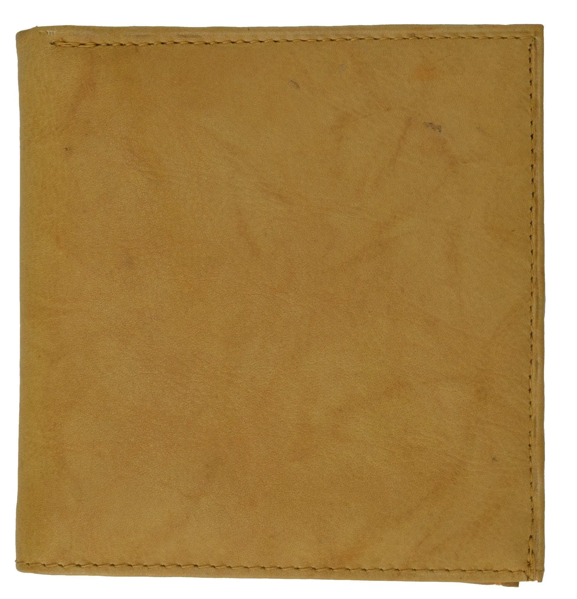 Top Grain Extra Capacity Leather Bifold Wallet with Credit Card Slots 3502 CF