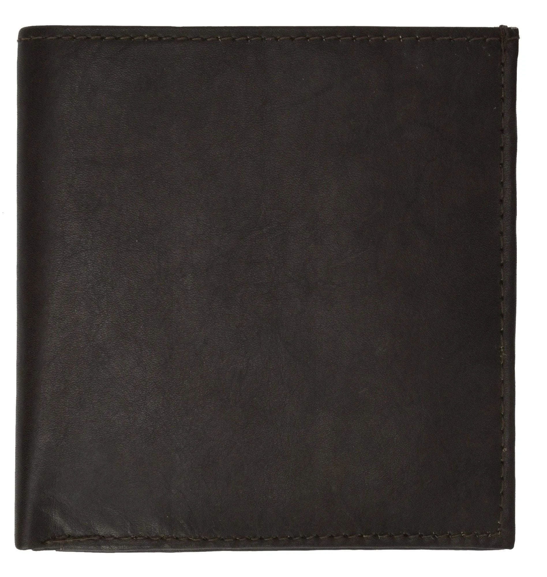 Top Grain Extra Capacity Leather Bifold Wallet with Credit Card Slots 3502 CF