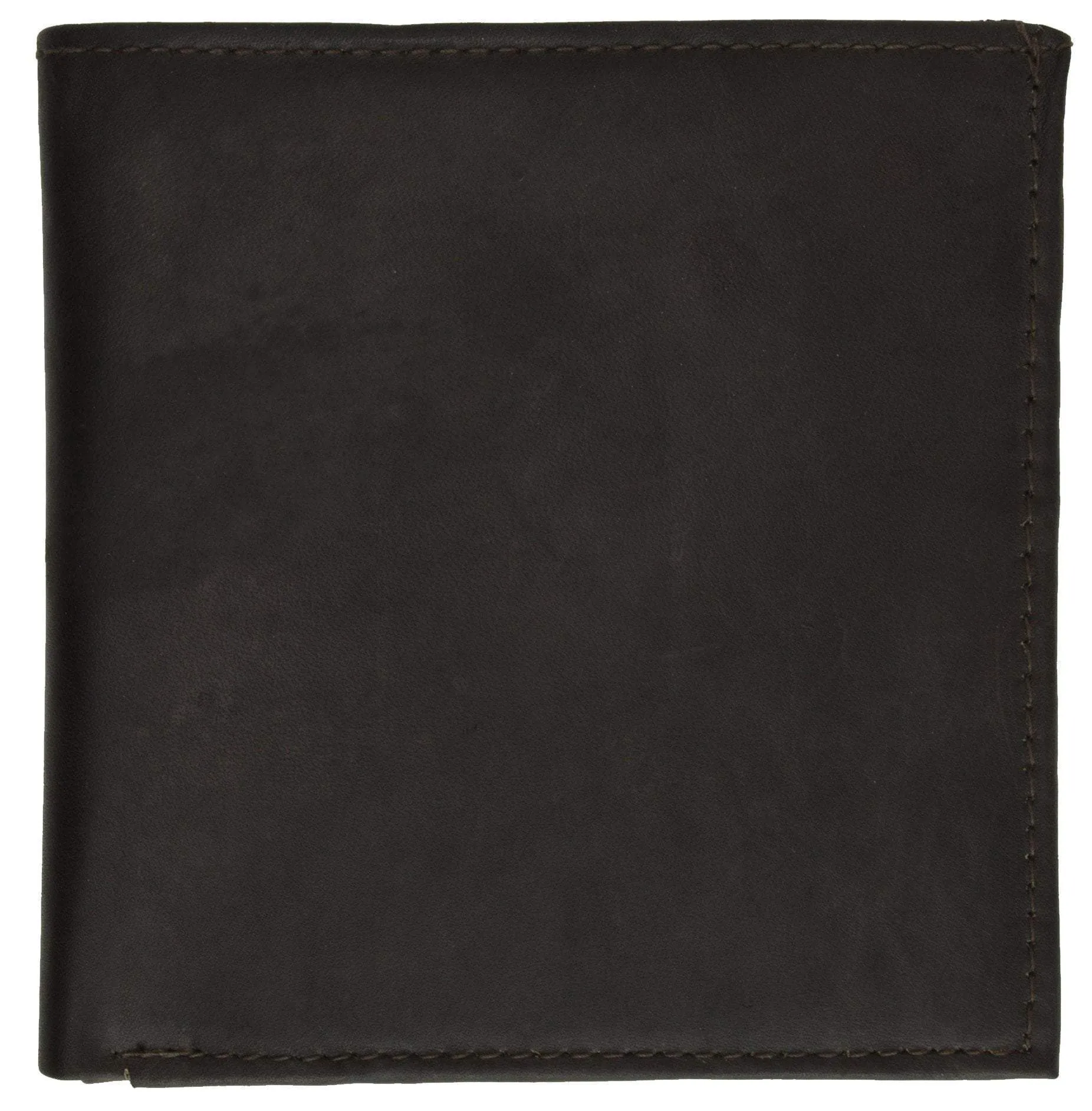 Top Grain Extra Capacity Leather Bifold Wallet with Credit Card Slots 3502 CF