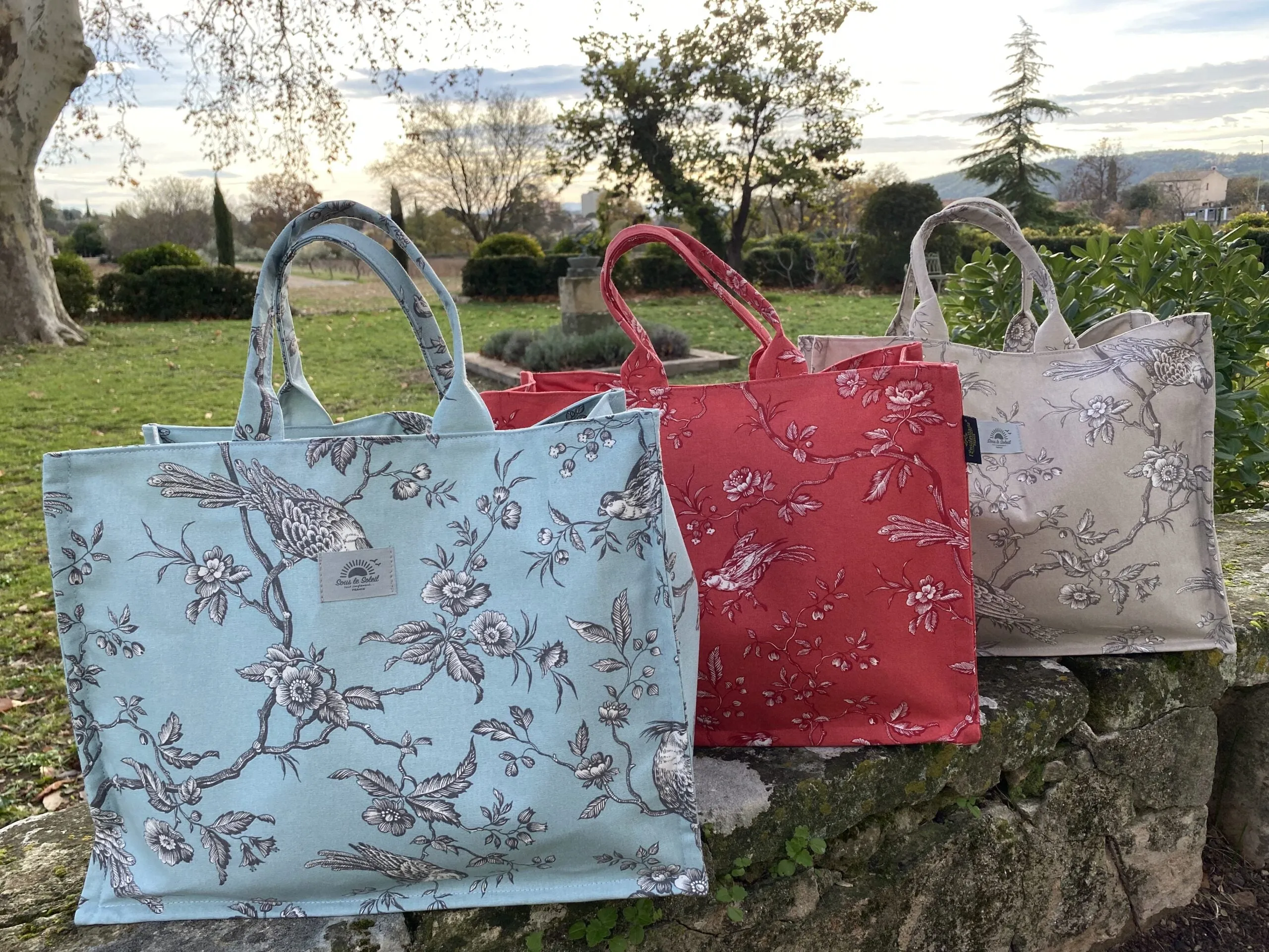 Tote Bag Mesange Red