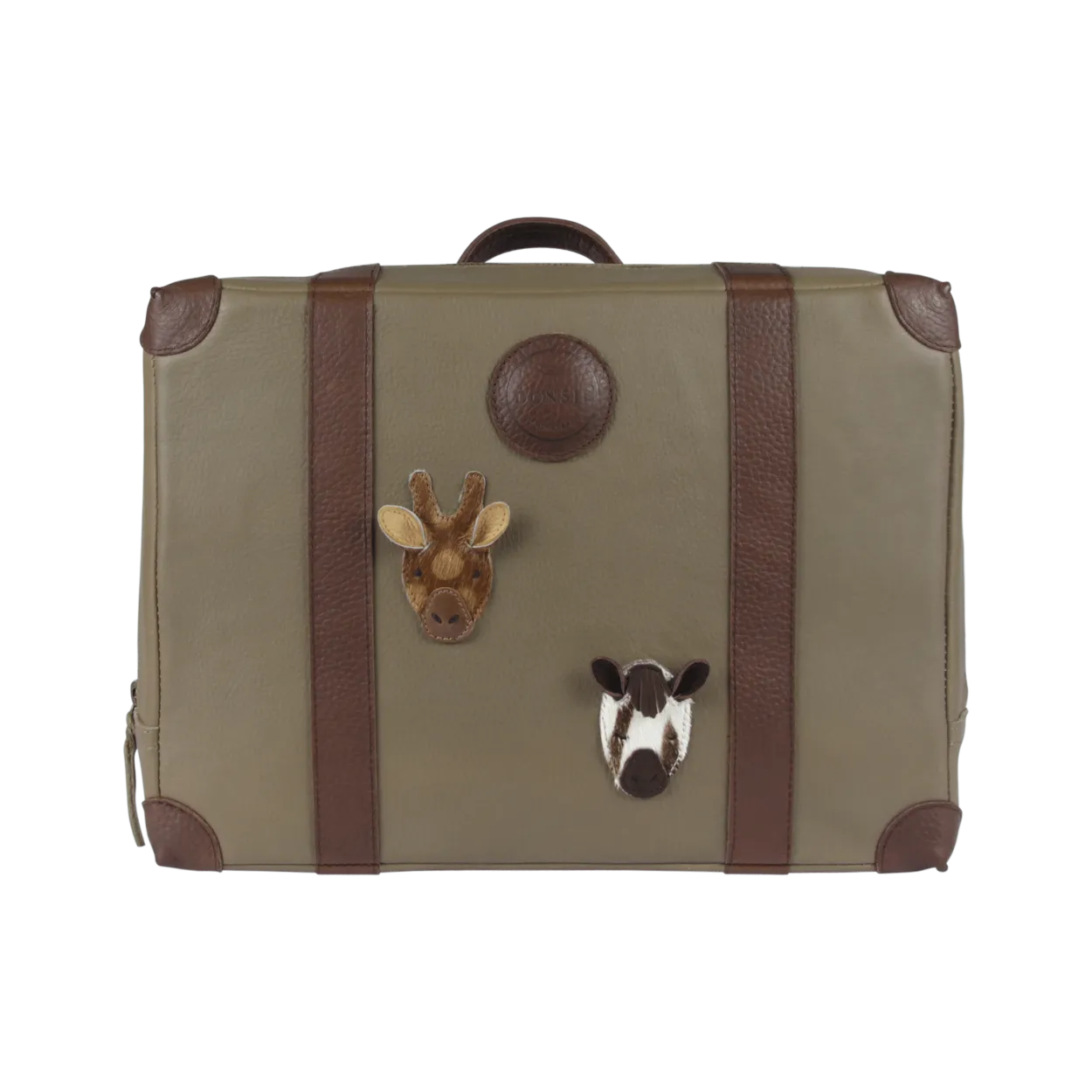 Travis Travel Backpack | Animals | Army Leather