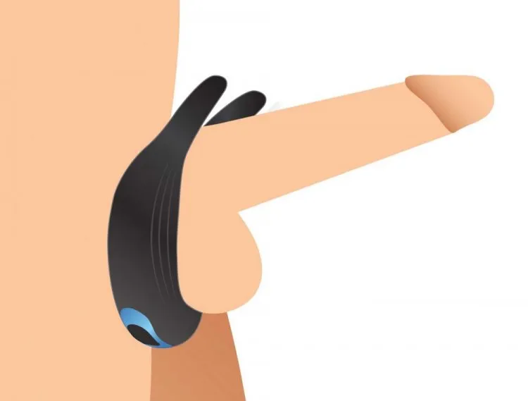 Trinity Men Cock Viper Dual Stim Cock Ring