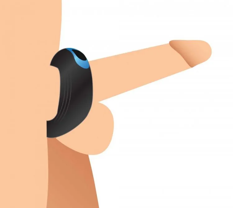 Trinity Men Cock Viper Dual Stim Cock Ring