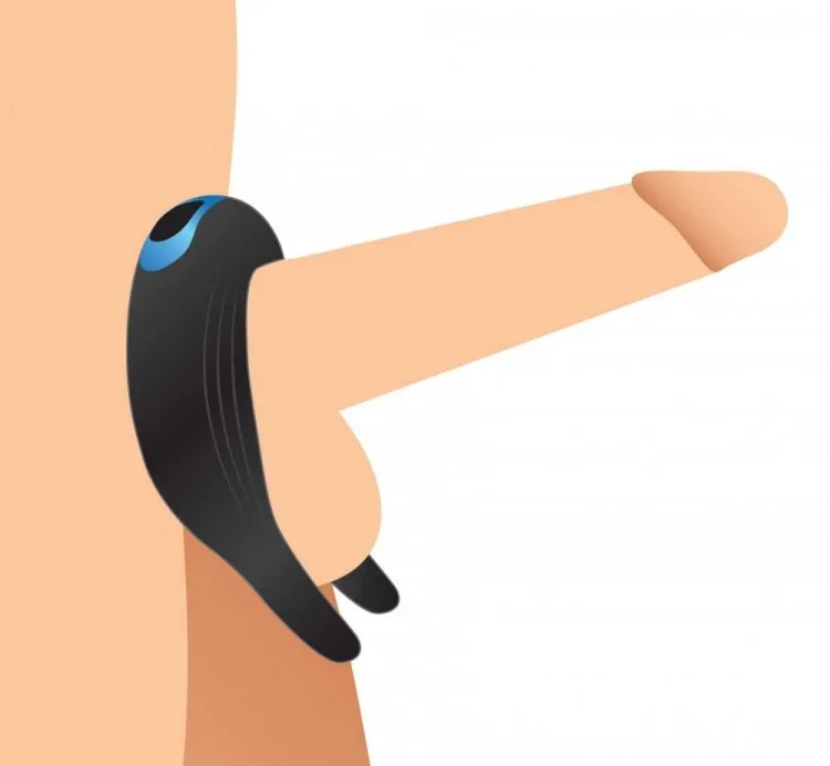 Trinity Men Cock Viper Dual Stim Cock Ring