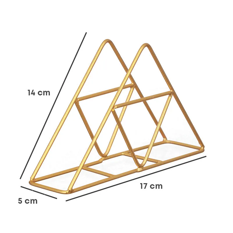 Trio Trail Napkin Holder (Gold) - Set Of Two