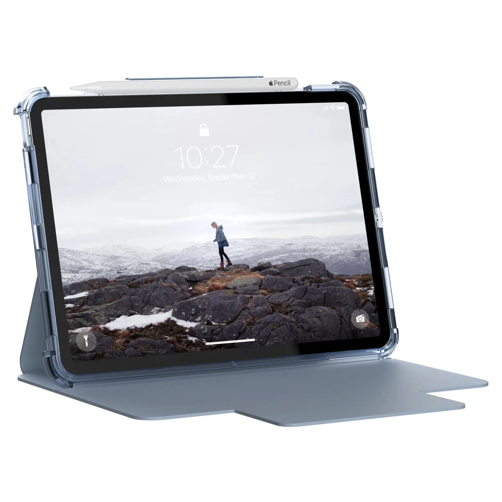 UAG [U] Lucent for iPad Pro 11 inch ( 3rd - 2nd - 1st Gen ) ( 2022 - 2018 ) - iPad Air 10.9" ( 5th - 4th Gen ) ( 2022 - 2020 ) - Soft Blue (Barcode : 810070361167 )