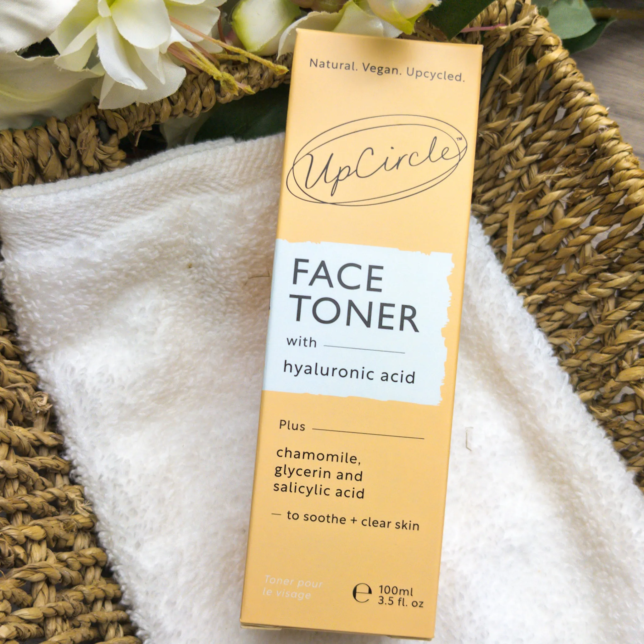 UpCircle Face Toner with Hyaluronic Acid, Mandarin & Chamomile