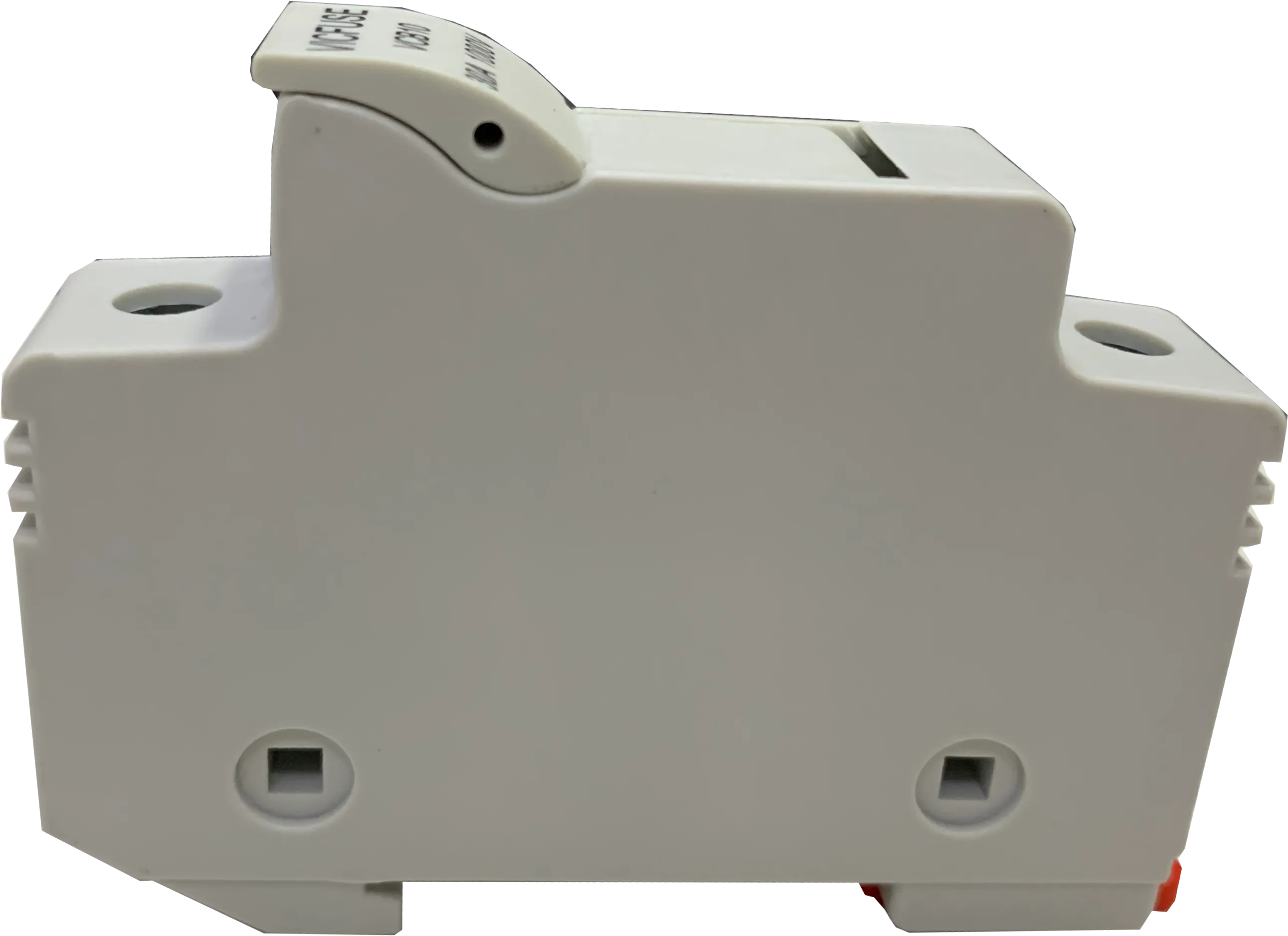 VCB10-30 1P, DIN Rail Mount Fuse Holder Single Pole for 10.3 x 38mm, 1000VDC Solar gPV Fuse