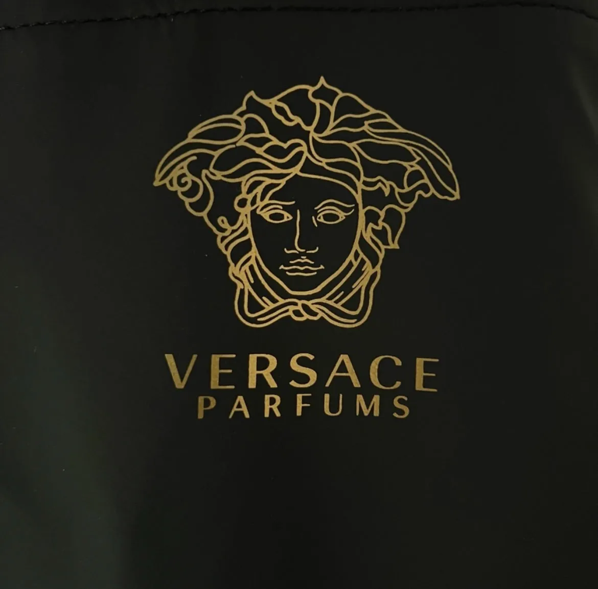 Versace Parfums Black Multi-compartment Tote