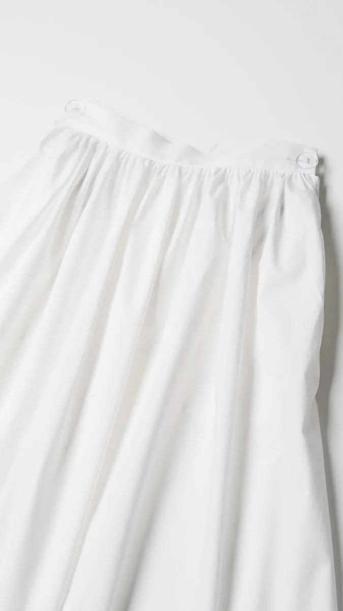 Victoria Skirt in Lucent White