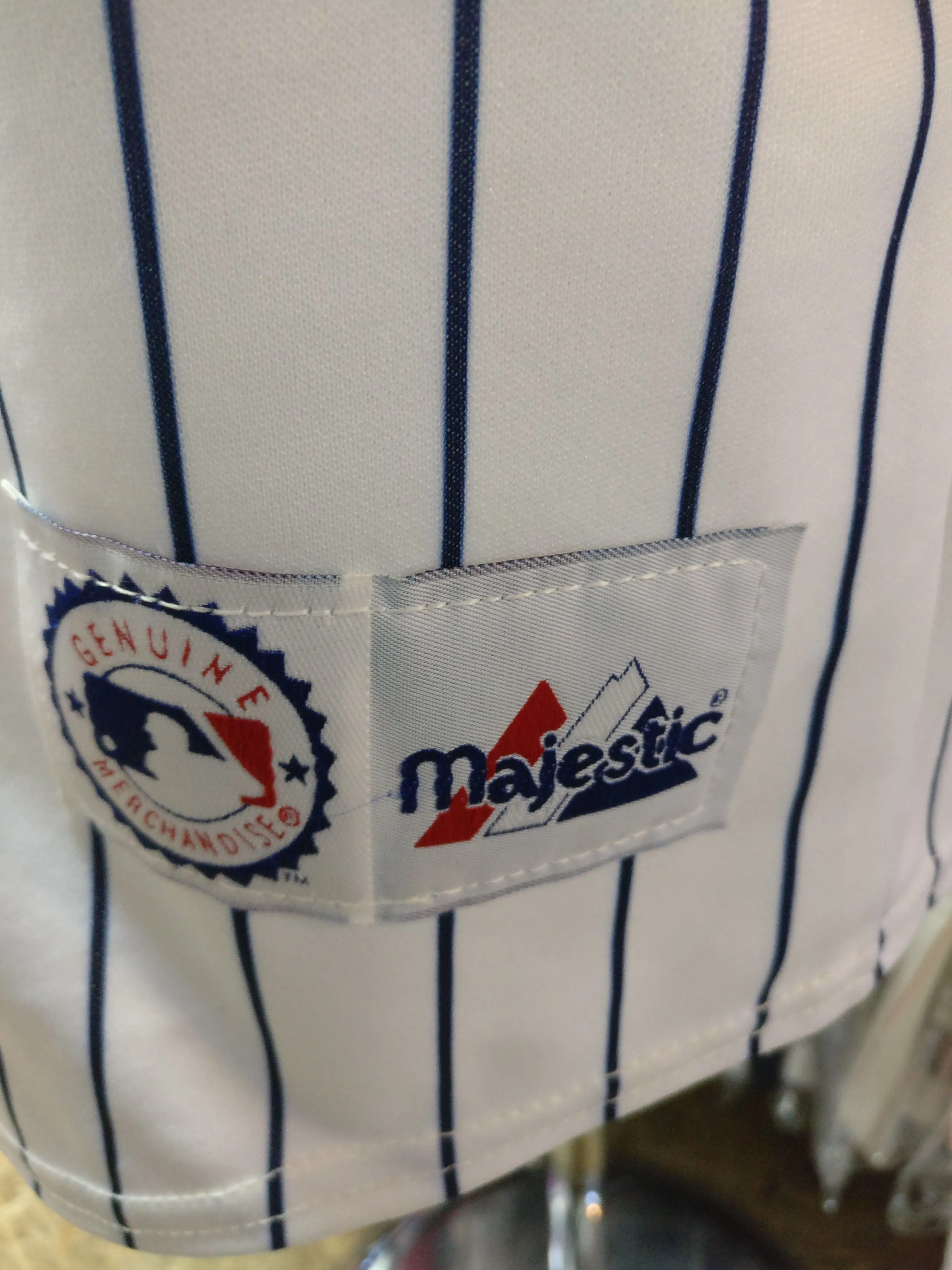 Vintage #25 JASON GIAMBI New York Yankees MLB Majestic Jersey L