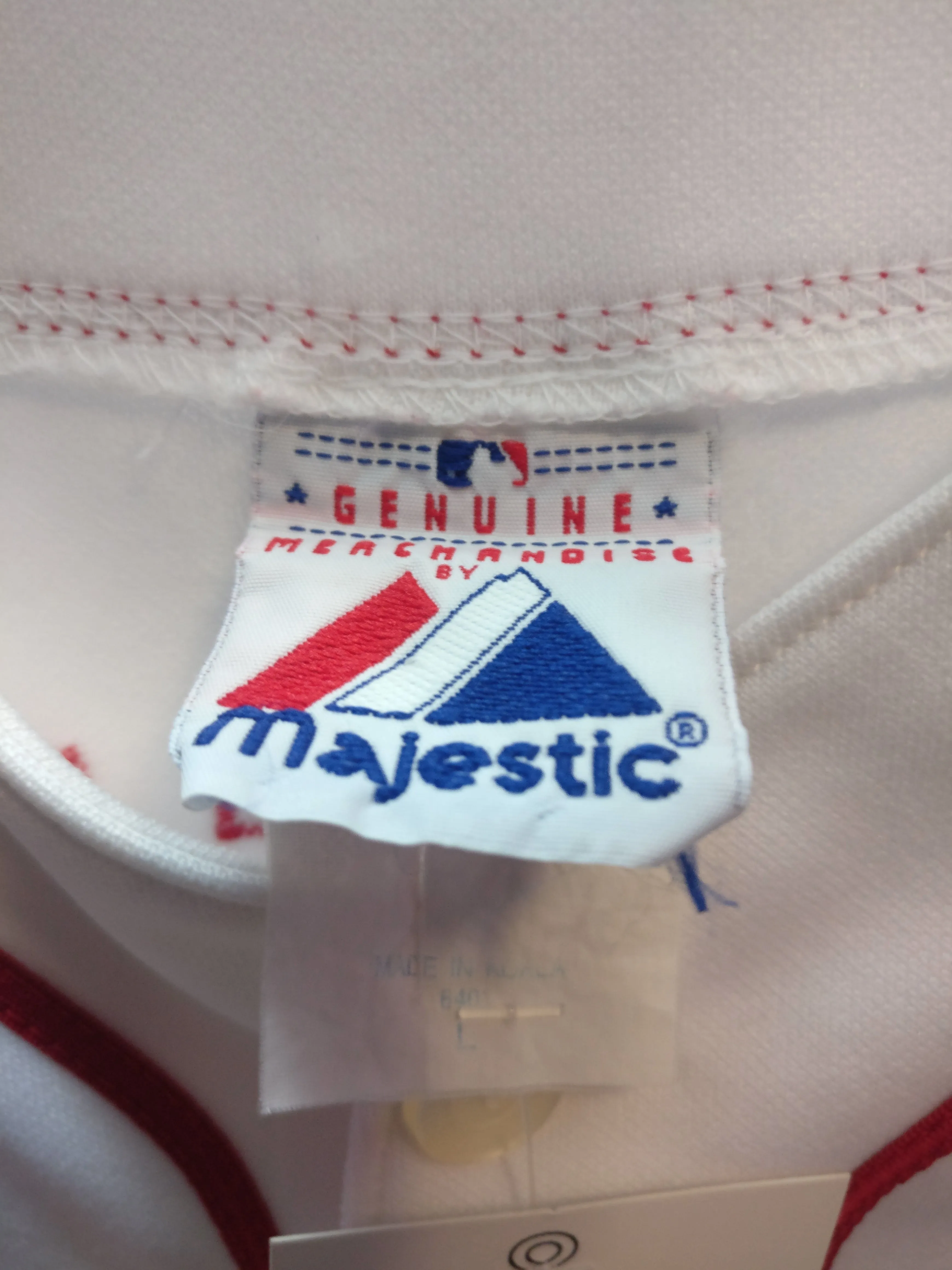 Vintage #34 DAVID ORTIZ Boston Red Sox MLB Majestic Jersey YL
