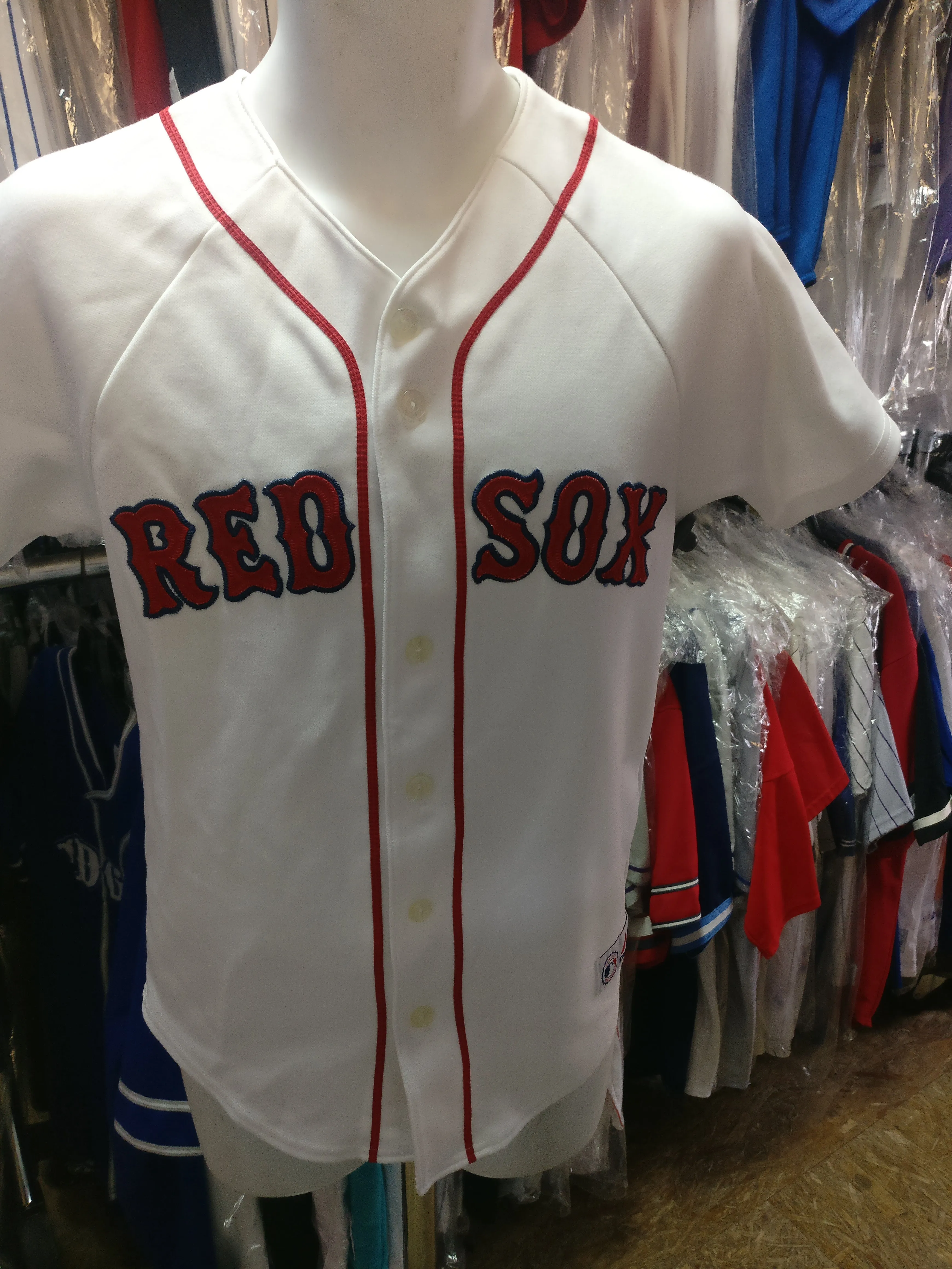 Vintage #34 DAVID ORTIZ Boston Red Sox MLB Majestic Jersey YL