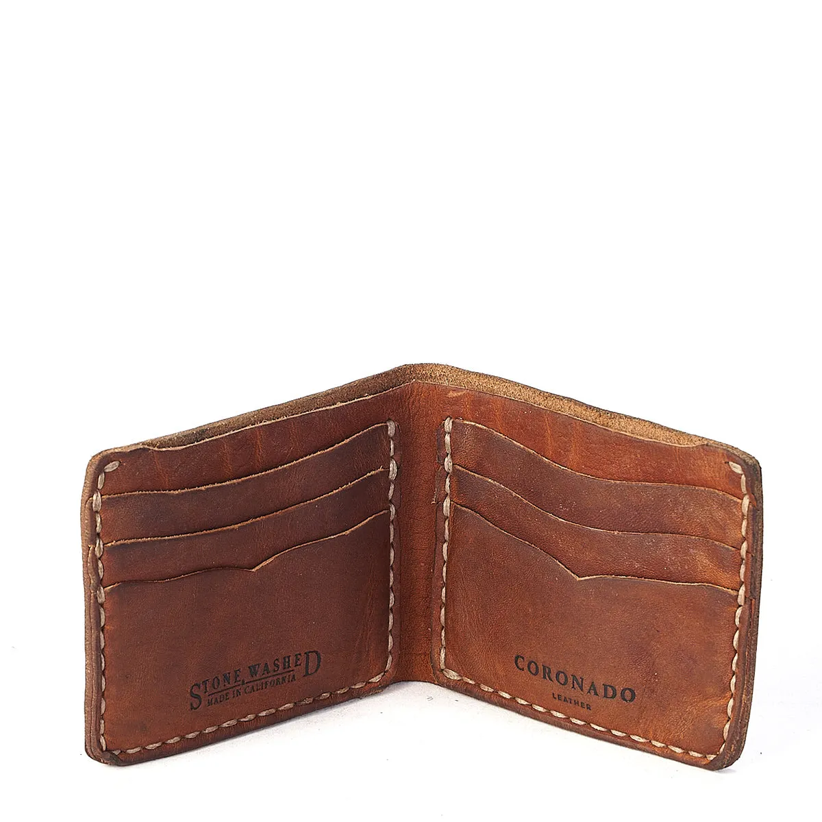 Vintage Stone-Washed Wallet No.623 | Indigo