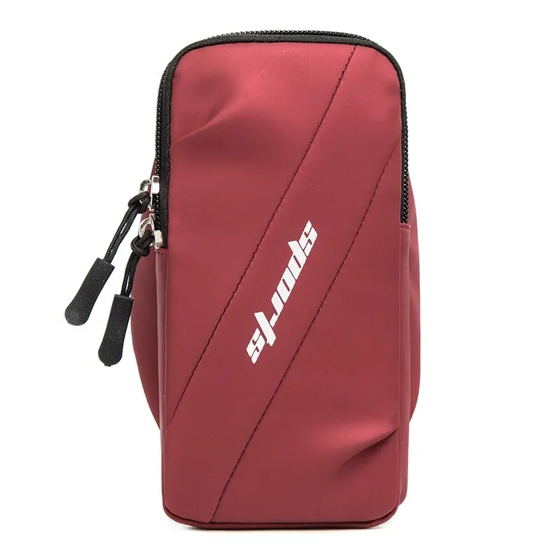 Waterproof Arm Band Phone Pouch Zipper Sports Running Armband Bag