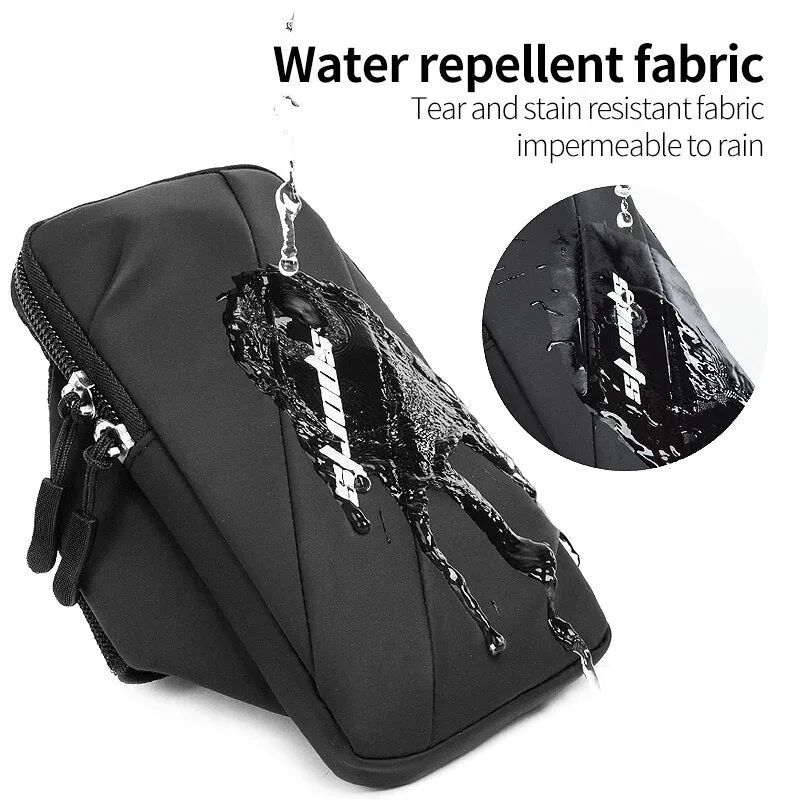 Waterproof Arm Band Phone Pouch Zipper Sports Running Armband Bag