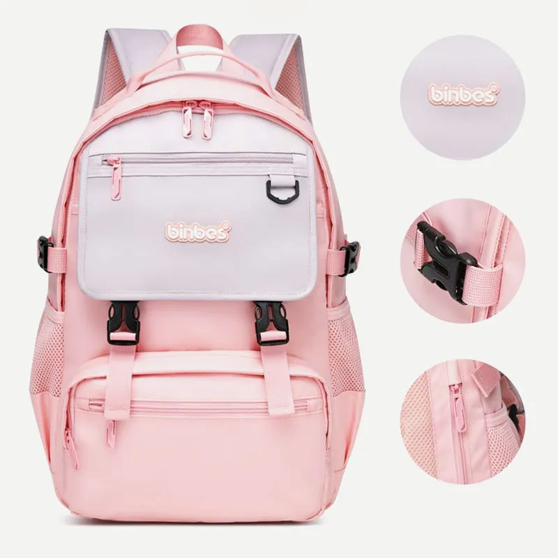 Waterproof Lightweight Girls Backpack Elementary School Bags Durable Child Bookbags