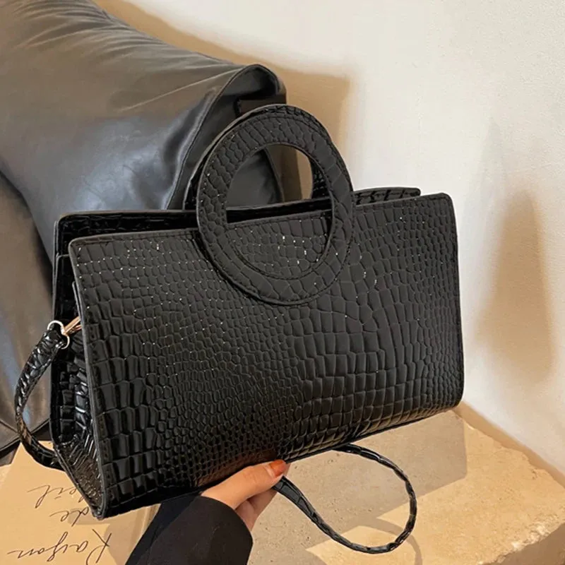 Women Casual Vintage Top-Handle HandBag Fashion Large Capacity