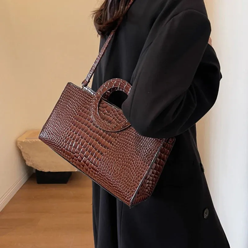 Women Casual Vintage Top-Handle HandBag Fashion Large Capacity
