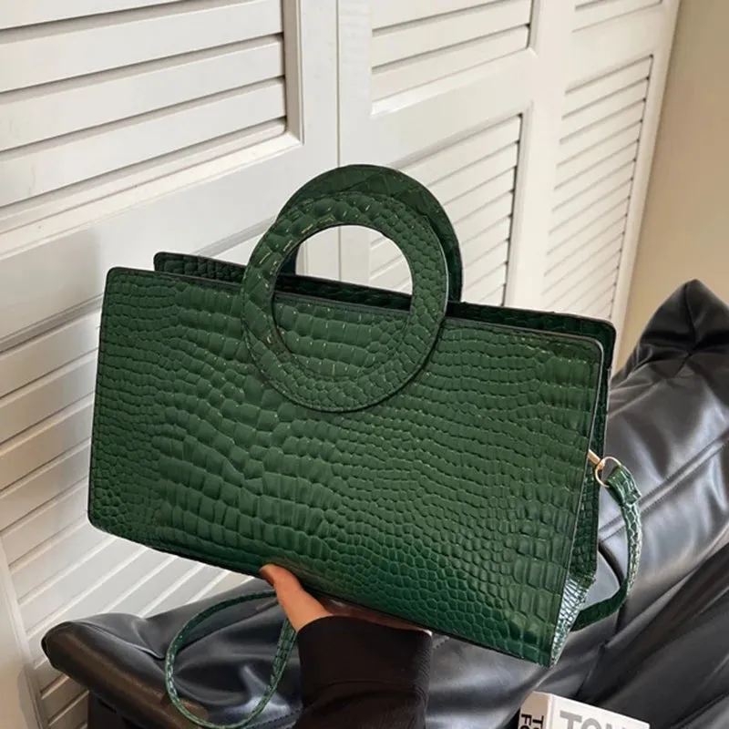 Women Casual Vintage Top-Handle HandBag Fashion Large Capacity