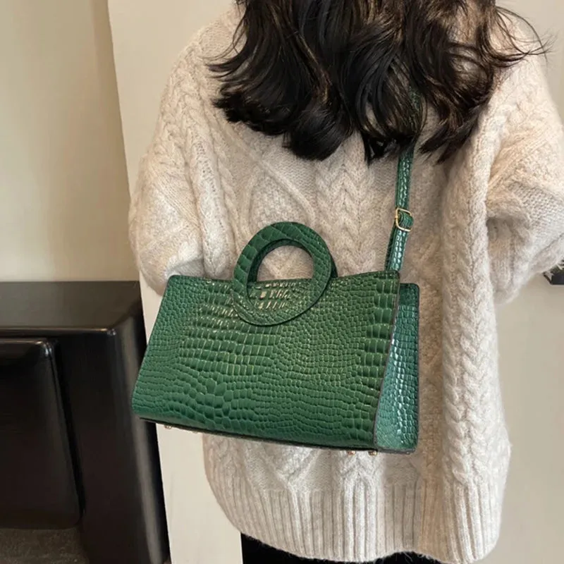 Women Casual Vintage Top-Handle HandBag Fashion Large Capacity