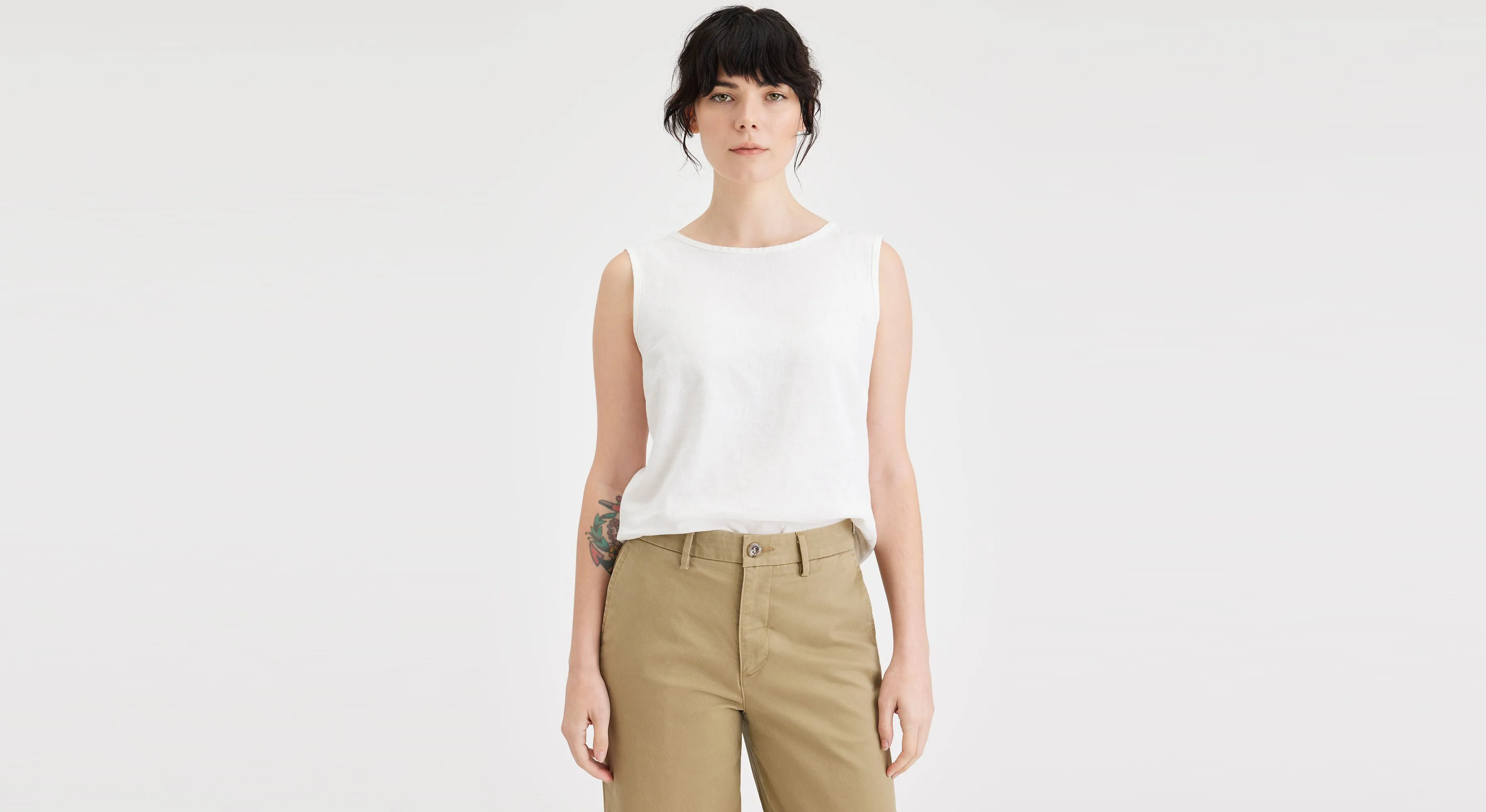 Women's Button Back Tank