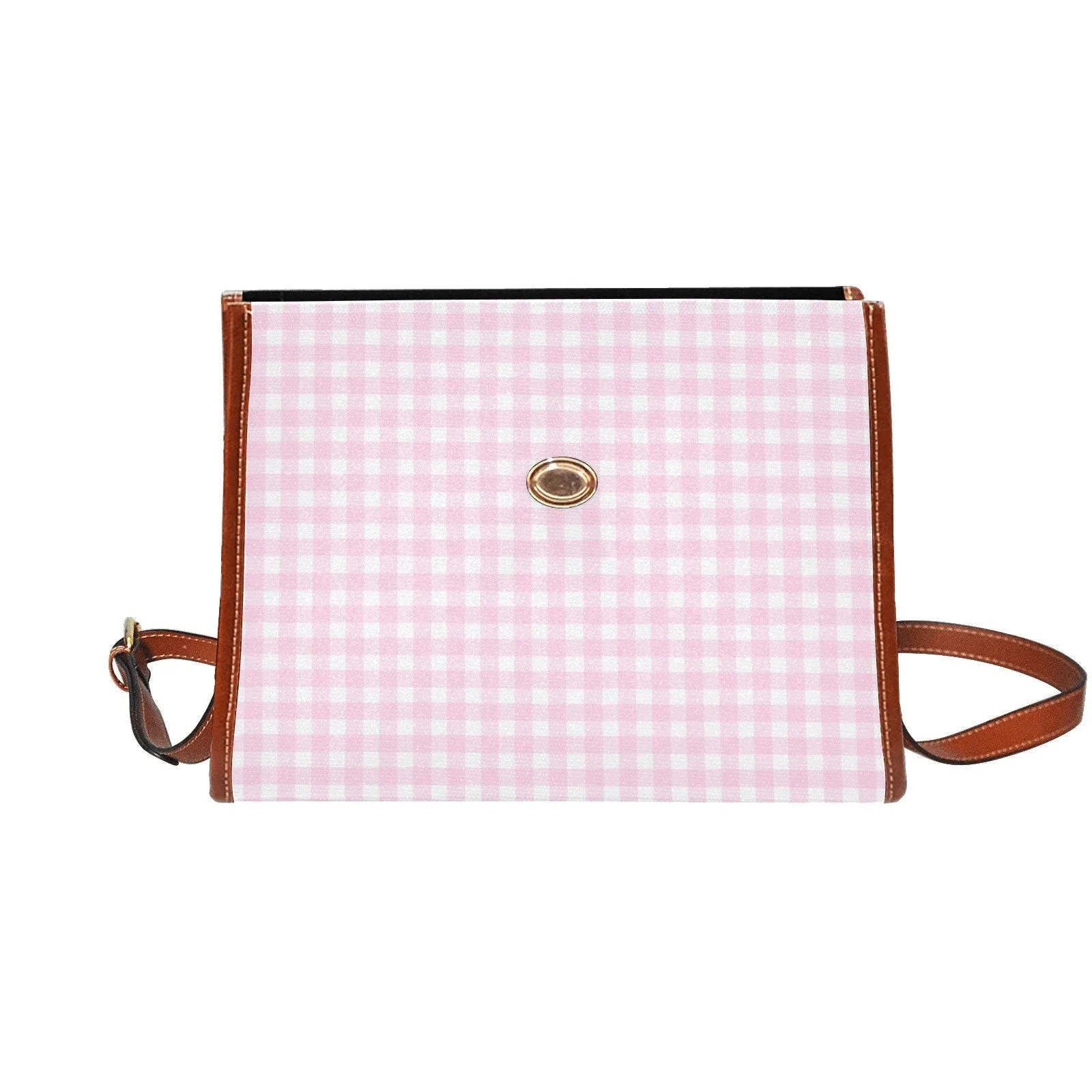 Women's Handbag, Retro Handbag, Pink Gingham Purse, Pink Purse, Women's Purse, Vintage inspired bag, Pinup style, Pink Gingham handbag