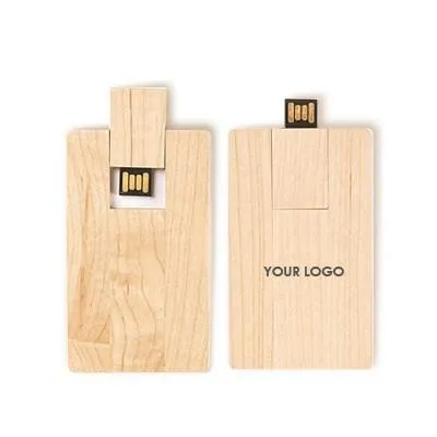 Wooden Card USB Flash Drive
