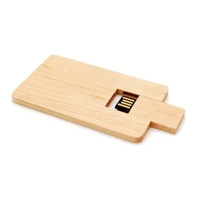 Wooden Card USB Flash Drive