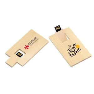 Wooden Card USB Flash Drive