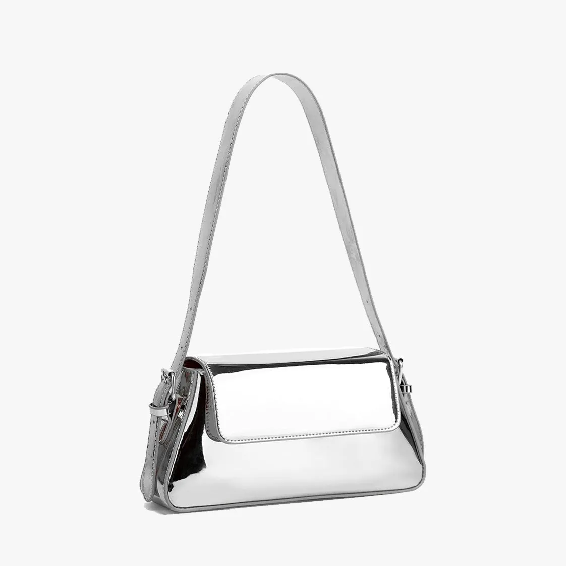 Y2K Futuristic Baguette Bag