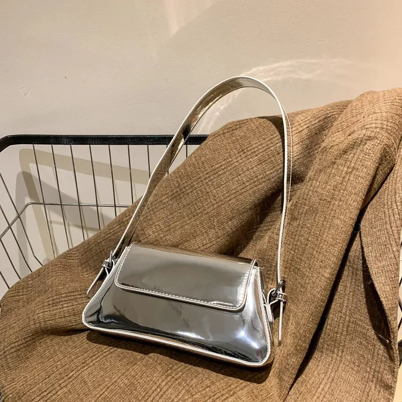 Y2K Futuristic Baguette Bag